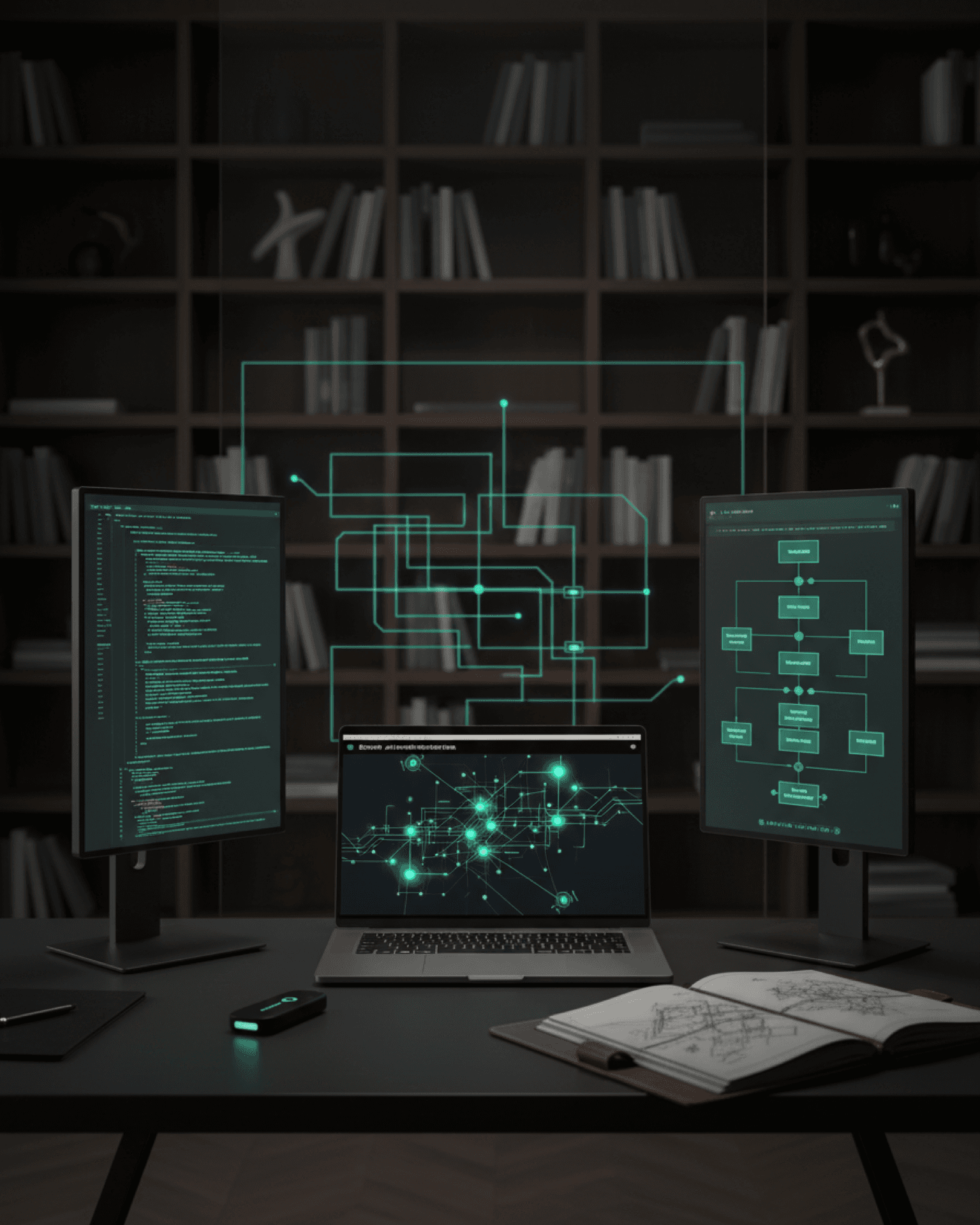 Portrait-style placeholder illustration for Serhan Yildiz personal brand section